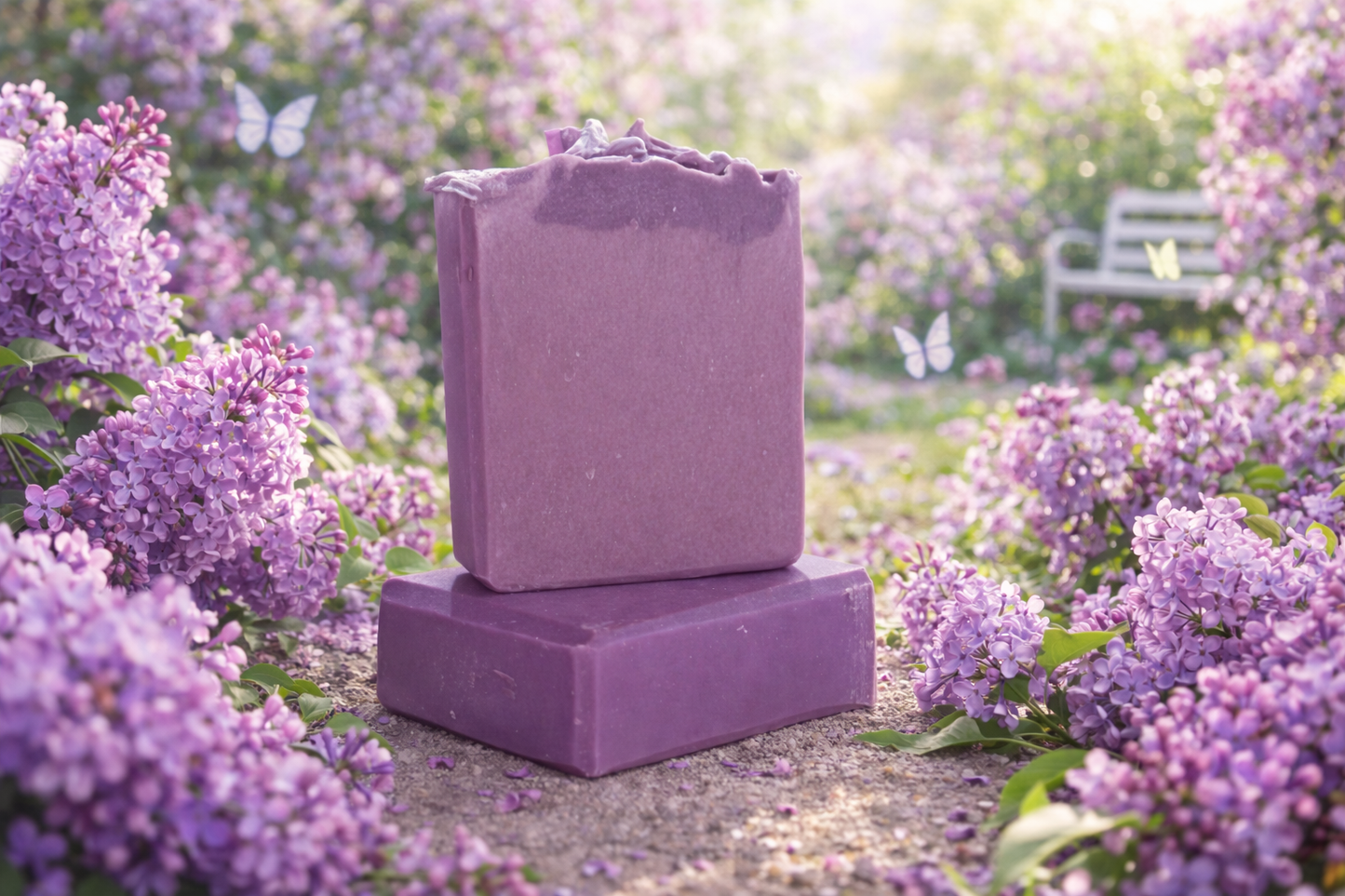 Lilac Goat Milk & Tallow Soap Bar – Fresh Spring Floral Scent