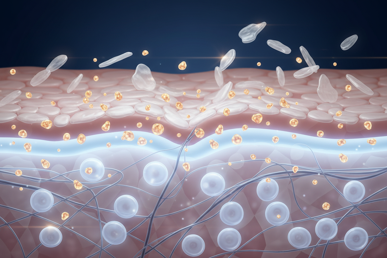 AHA & BHA Exfoliation Decoded: The Complete Science of Chemical Exfoliation, Cell Turnover, and Why Most People Are Over-Exfoliating
