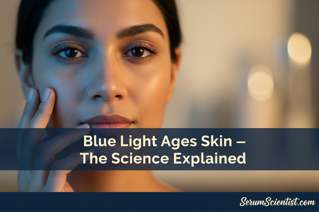 Blue Light & Skin: The Melanin, Collagen & Oxidative Damage Science Beyond Screen Time