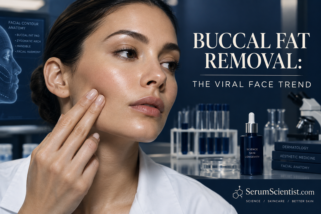 Buccal fat removal viral trend editorial image