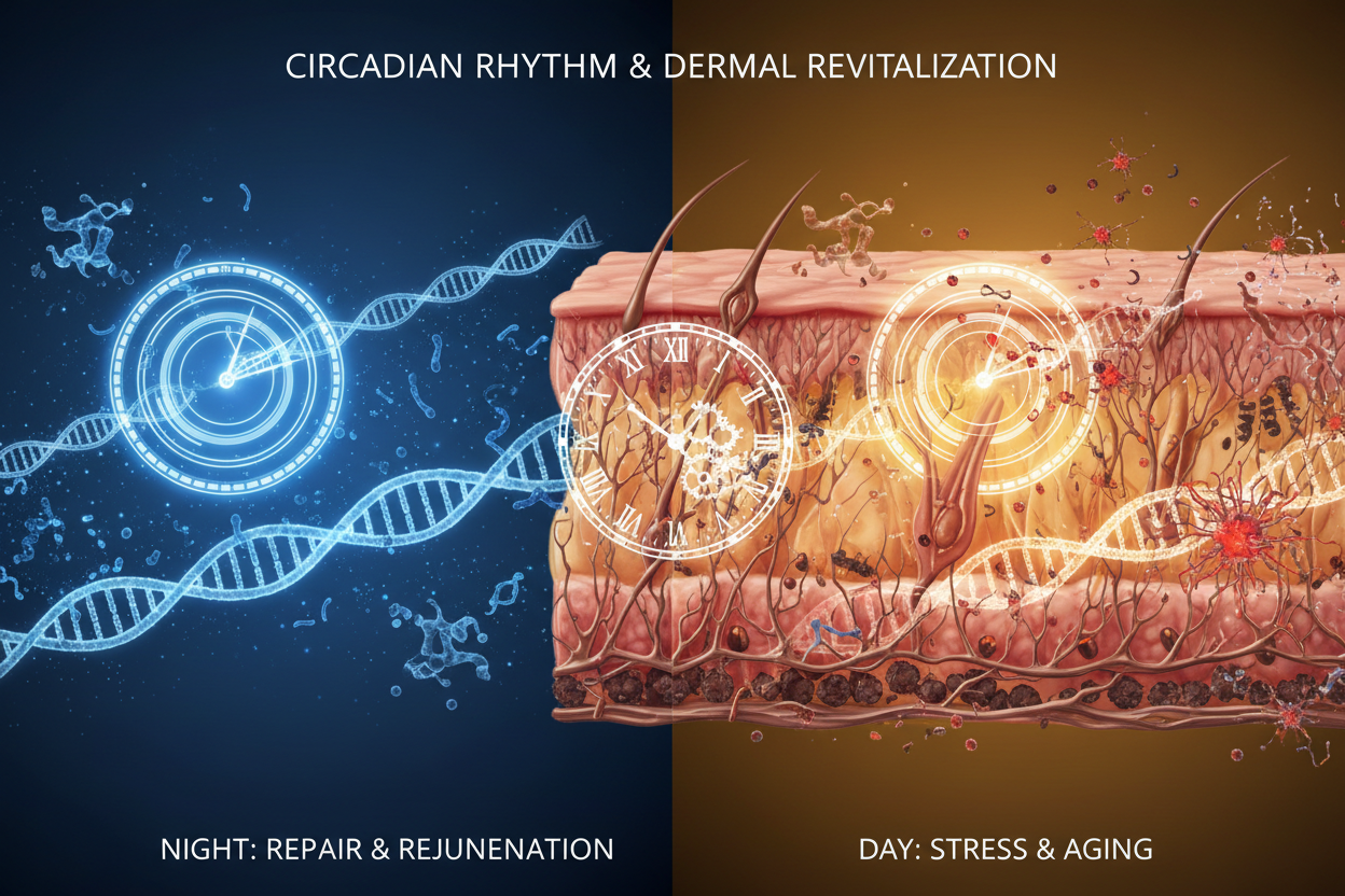 Circadian Biology & Skin Aging Decoded — How Your Skin Clock Controls Collagen, Repair, and How Fast You Age
