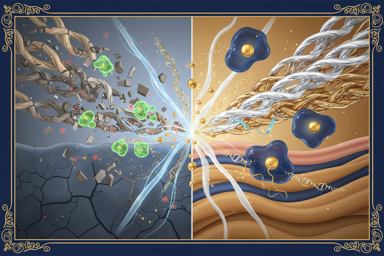 Collagen Decoded: The Complete Science of Why Collagen Breaks Down, How to Stop It, and the Evidence-Based Protocol to Rebuild It