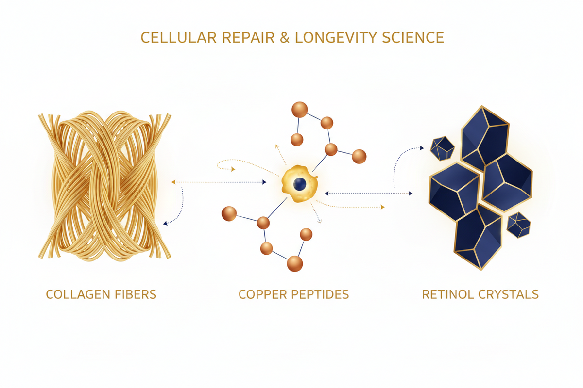 Anti-Aging & Wrinkles Decoded: Collagen Loss, Glycation, Senescent Cells & the Science of Younger Skin