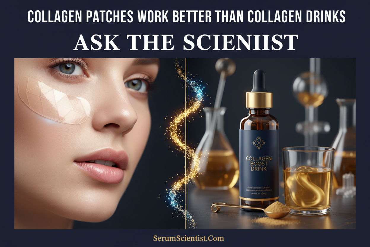 Collagen Patches Work Better Than Collagen Drinks: Ask The Scientist — The Ingestible vs. Transdermal Collagen Debate