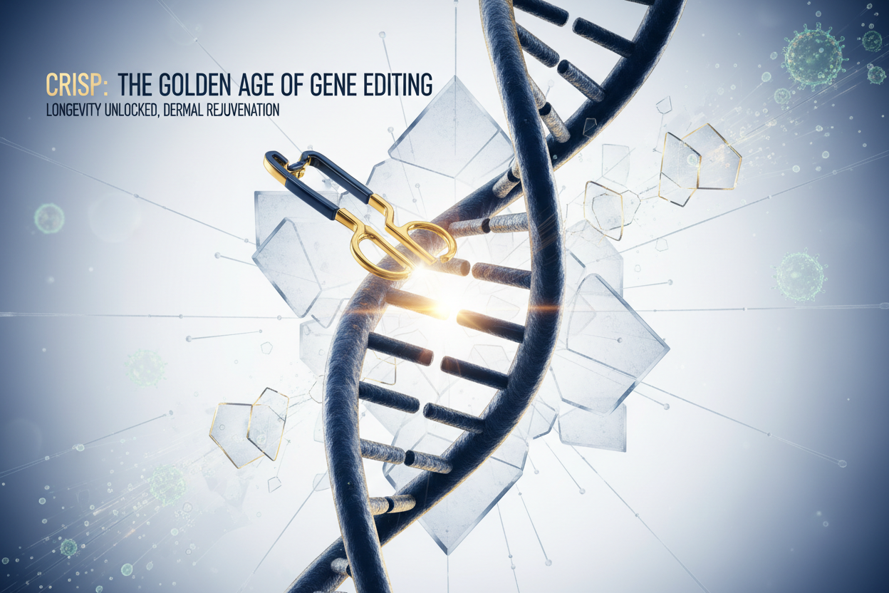 CRISPR Decoded: The Science, History & Future of Gene Editing in Skincare and Longevity