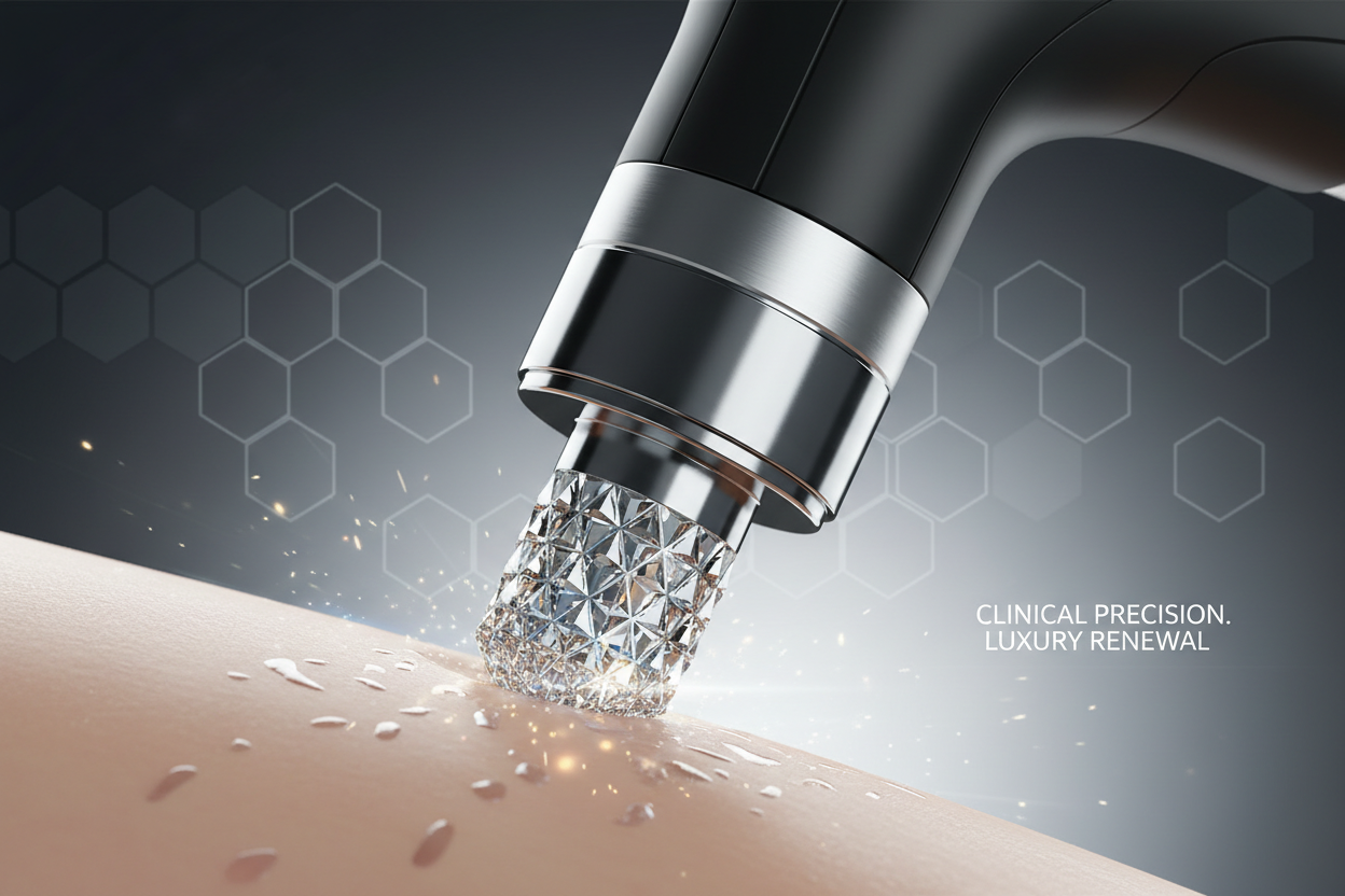 Diamond-Tip Microdermabrasion Decoded: The Science of Mechanical Exfoliation & Skin Resurfacing