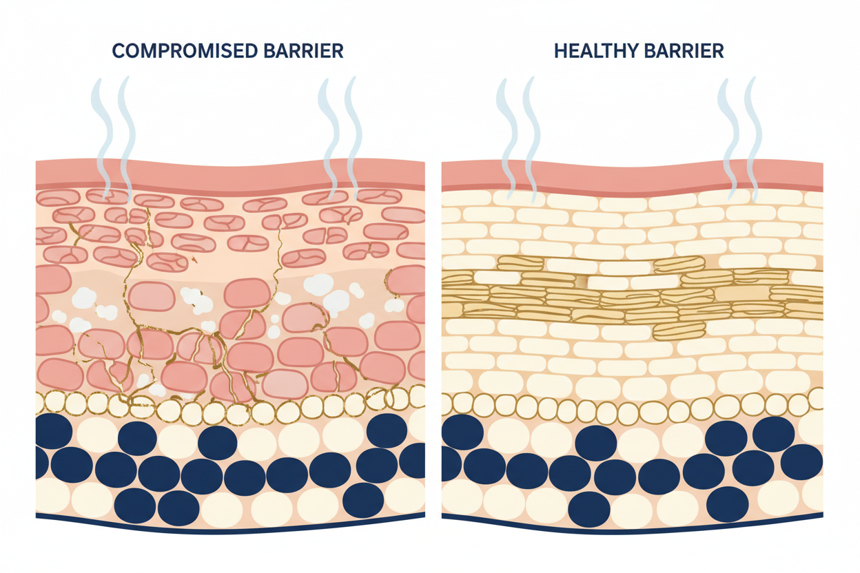 Dry Skin & Barrier Damage Decoded: Ceramides, TEWL, Microbiome & the Science of Barrier Repair