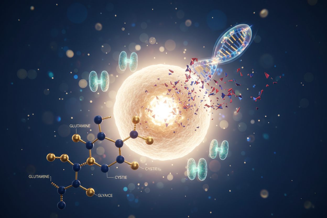 Glutathione Decoded: The Master Antioxidant Your Skin, Cells, and Longevity Depend On
