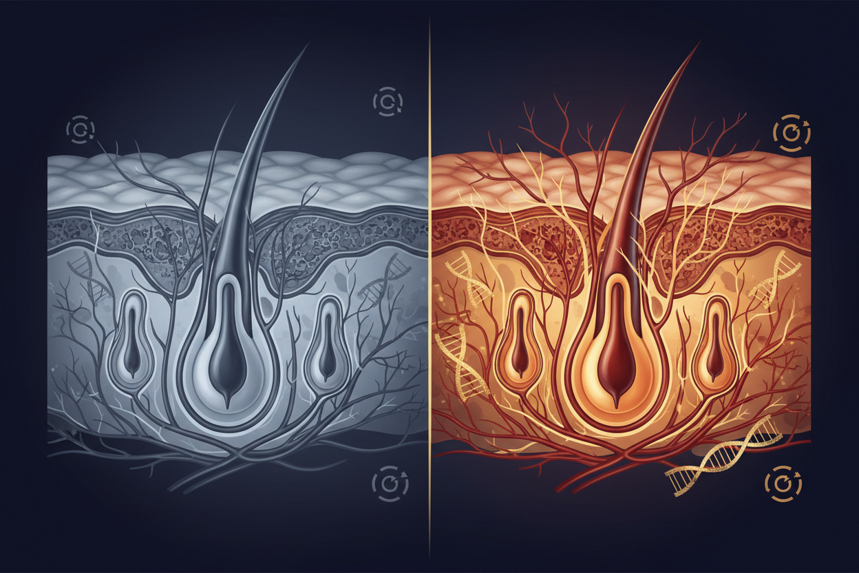 Hair Loss Decoded: The Complete Science of Why Hair Falls Out, How Follicles Die, and the Evidence-Based Protocol to Reverse It