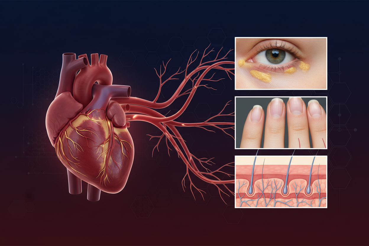 Heart Disease Decoded — What Your Skin & Hair Are Telling You About Your Heart