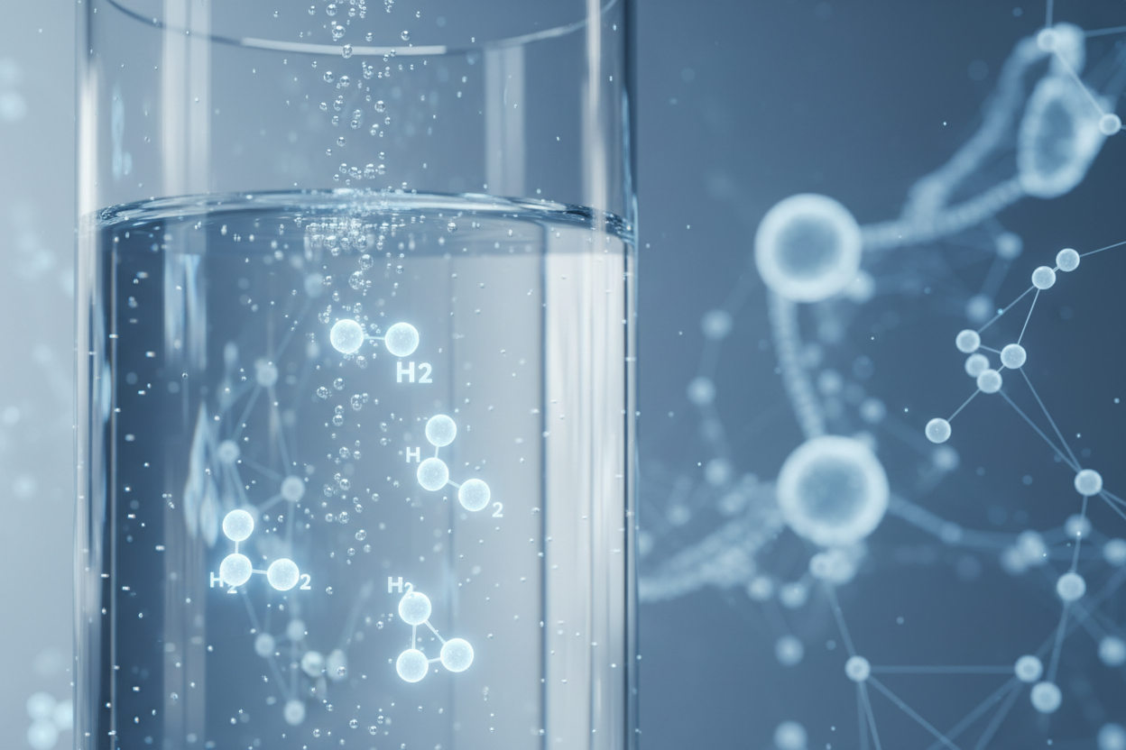 Hydrogen Water Decoded — The Smallest Antioxidant in the World (And Why Longevity Scientists Are Paying Attention)