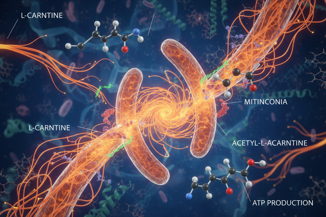 L-Carnitine & Acetyl-L-Carnitine Decoded: The Mitochondrial Fat Shuttle Your Cells Are Running Out Of — And What It’s Doing to Your Energy, Brain, and Skin