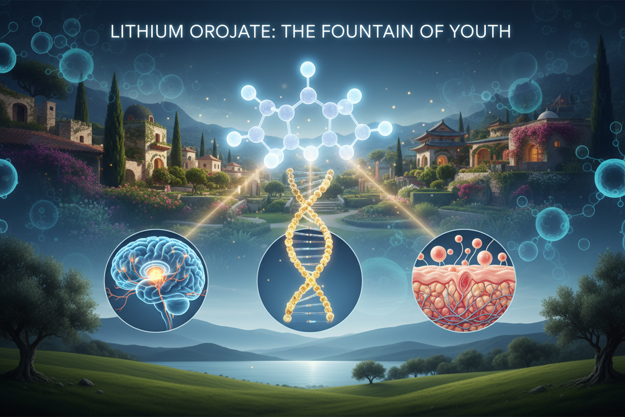 Lithium Orotate Decoded: The Trace Mineral in the World’s Longest-Lived Populations — And What It’s Doing to Your Brain, Telomeres, and Skin