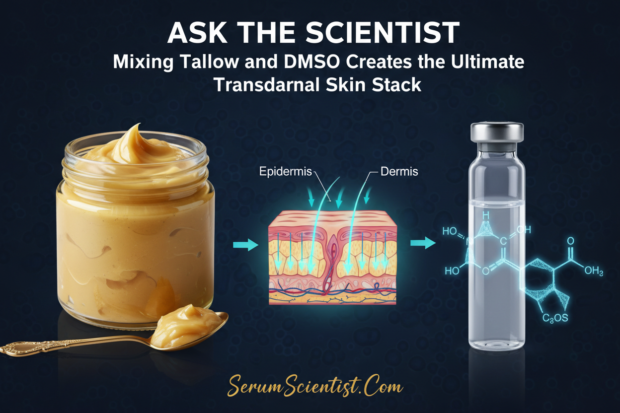 Mixing Tallow and DMSO Creates the Ultimate Transdermal Skin Stack: Ask The Scientist — The Biohacker DIY Delivery Claim