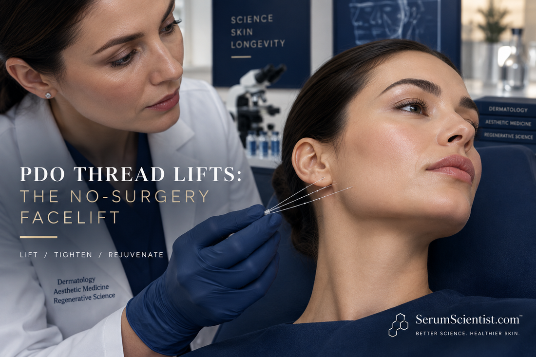 PDO thread lift viral trend editorial image