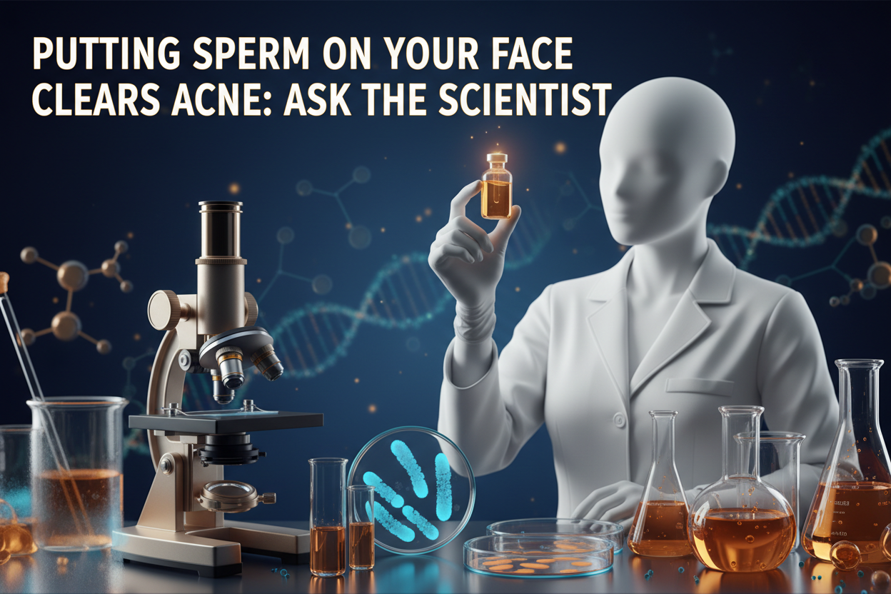 Putting Sperm on Your Face Clears Acne: Ask The Scientist — The Viral TikTok Trend the Internet Can't Stop Talking About