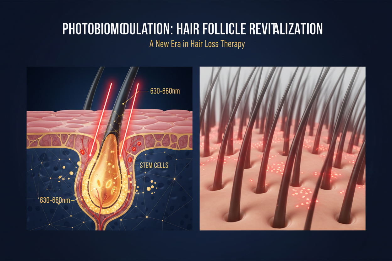 Red Light Therapy for Hair Loss Decoded — The Science of LLLT, Follicle Regeneration & Why TikTok Got It Right