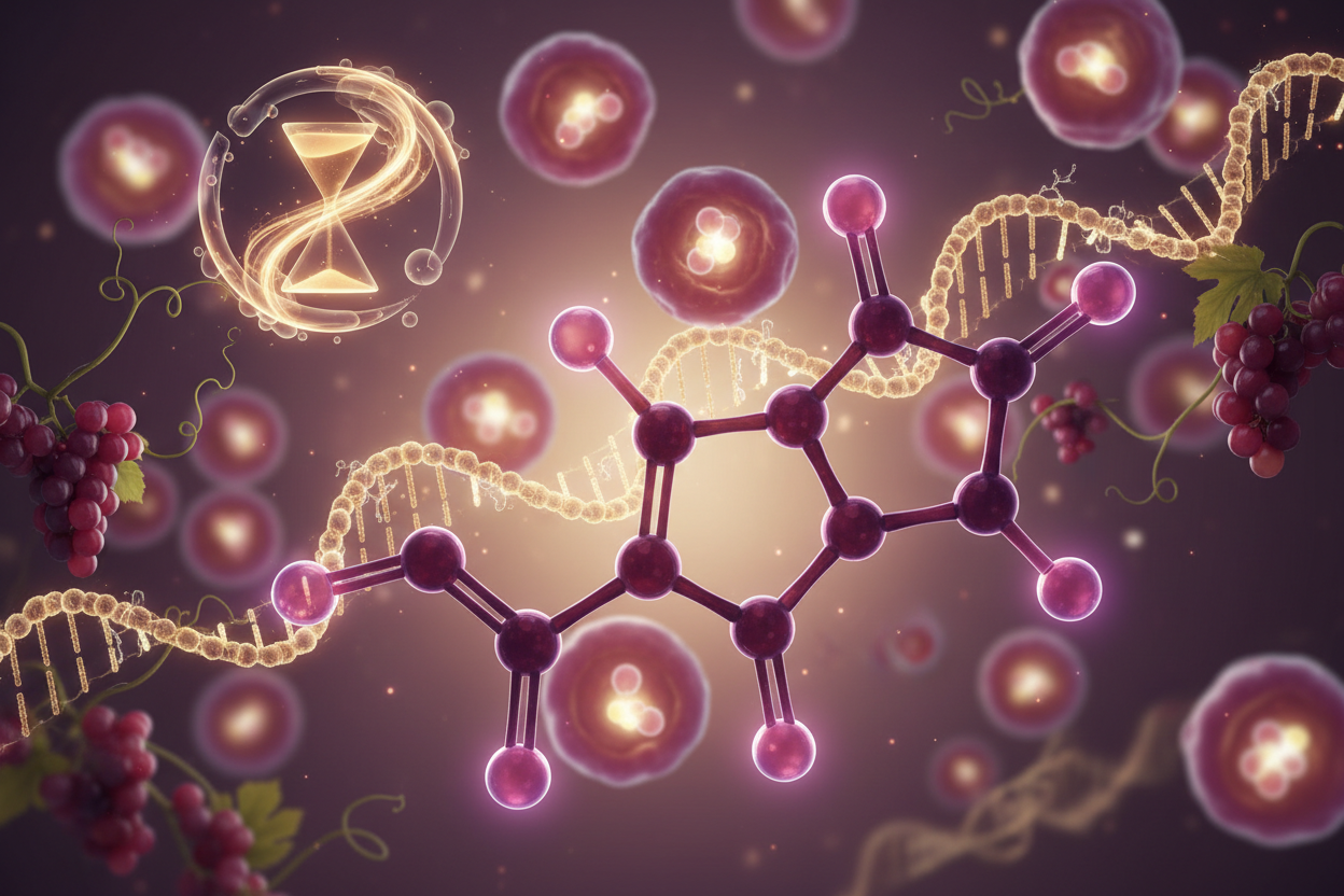 Resveratrol Decoded: The Longevity Molecule Behind the Red Wine Hype — And What the Science Actually Says About Your Skin, Hair, and Biological Age