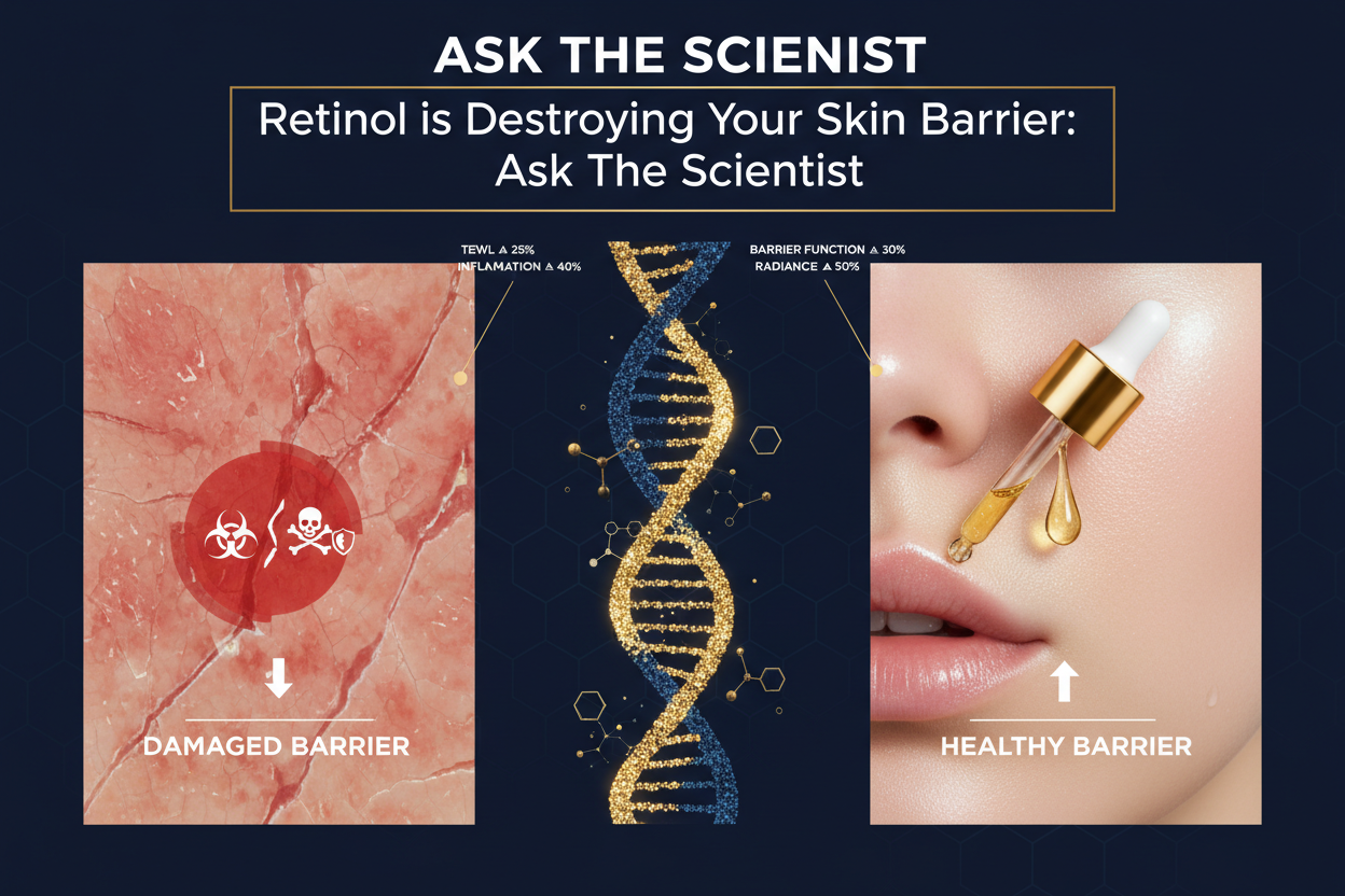 Retinol is Destroying Your Skin Barrier: Ask The Scientist — Is the Anti-Retinol Backlash Justified, or Is Vitamin A Still the Gold Standard?