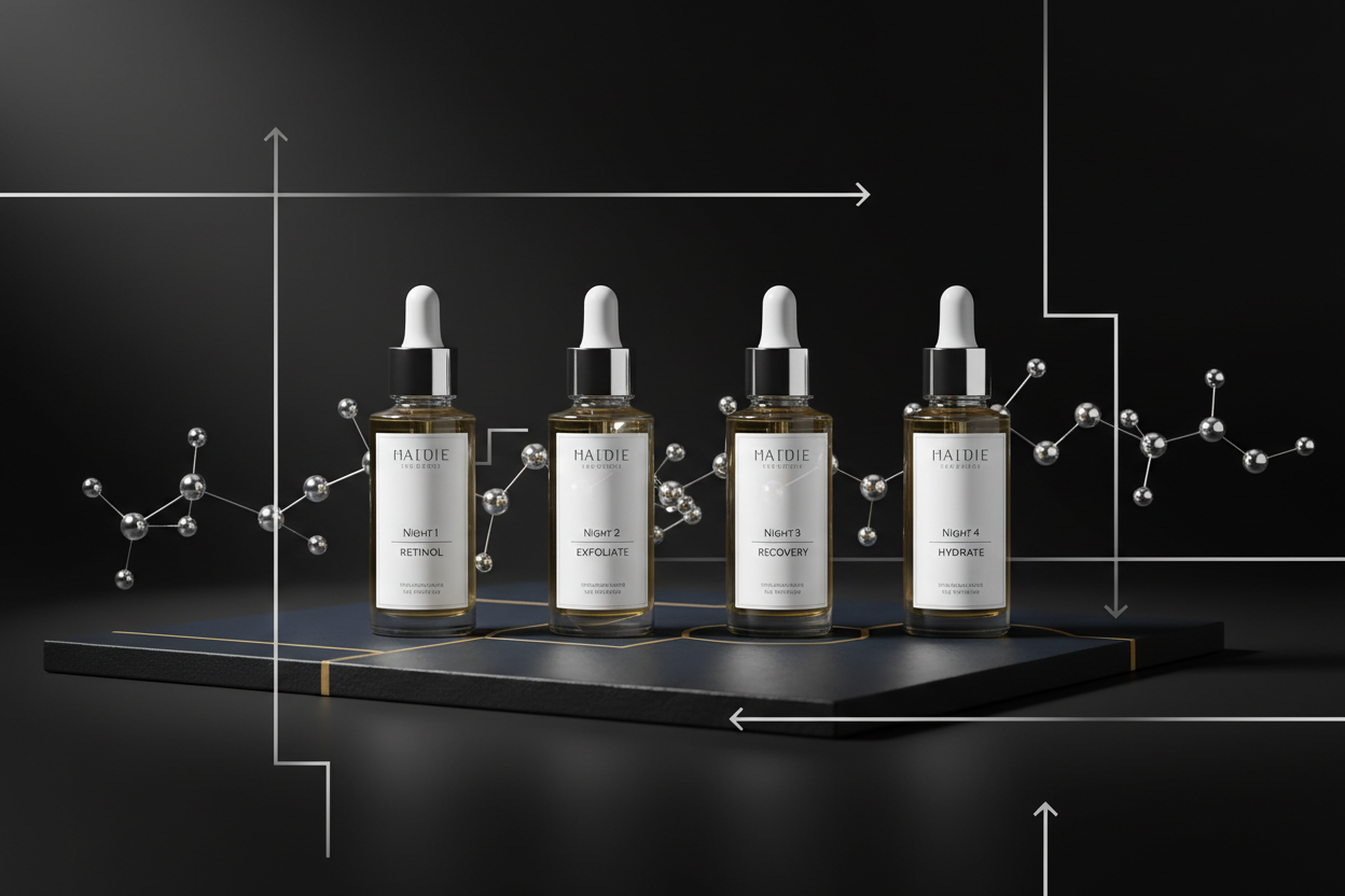 Skin Cycling & Retinol Sandwiching Decoded — The Science Behind the Four-Night Protocol