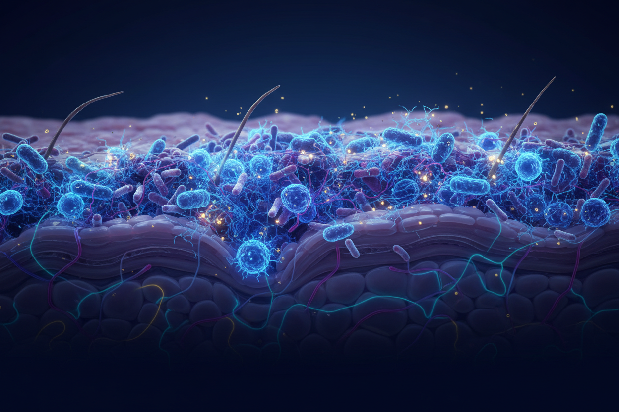 Skin Microbiome & Postbiotics Decoded — The Invisible Ecosystem Running Your Skin’s Defense System