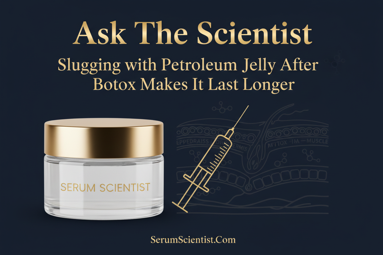 Slugging with Petroleum Jelly After Botox Makes It Last Longer: Ask The Scientist — The Occlusive Myth Examined
