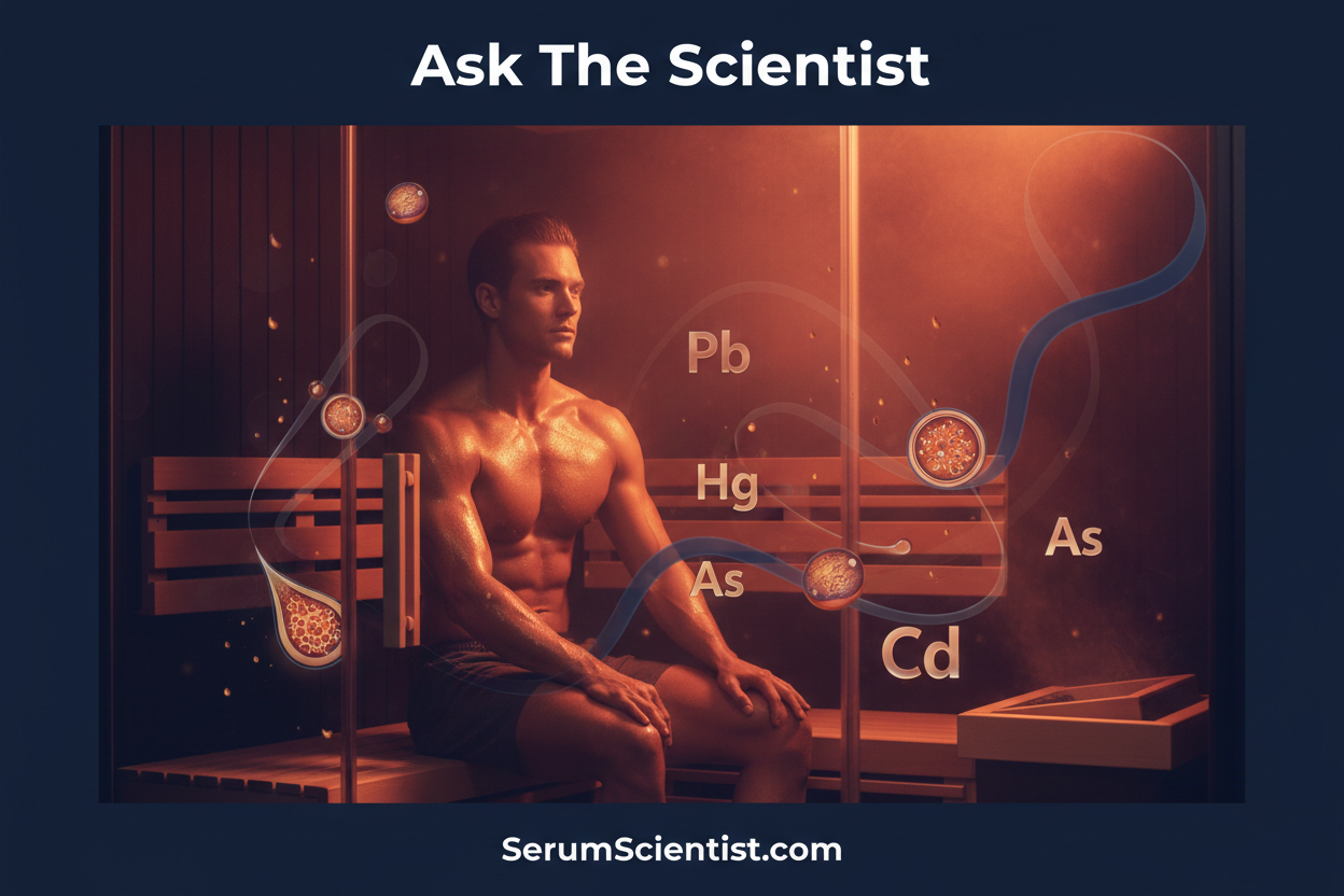 Sweating in a Sauna Detoxes Heavy Metals Through Your Skin: Ask The Scientist — The Sweat Composition and Toxicology Claim, Investigated