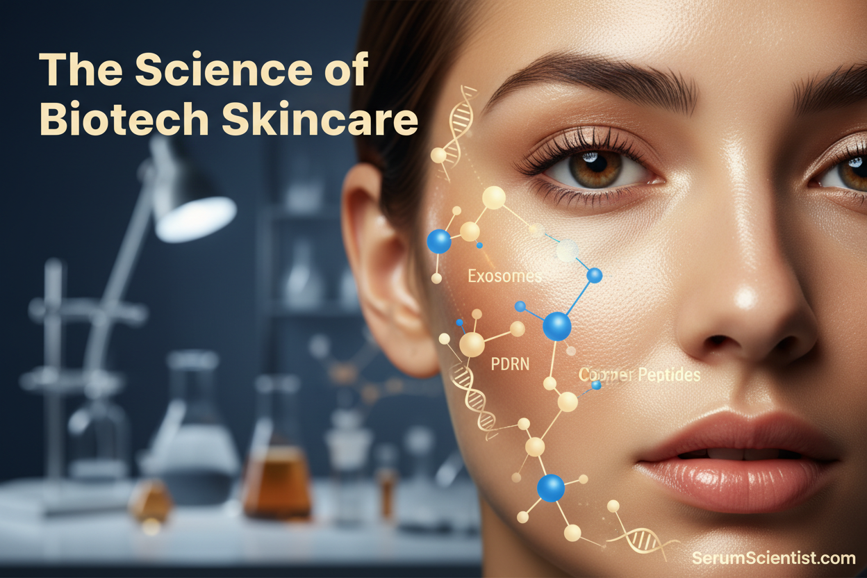 The Science of Biotech Skincare: Exosomes, PDRN & Copper Peptides Explained