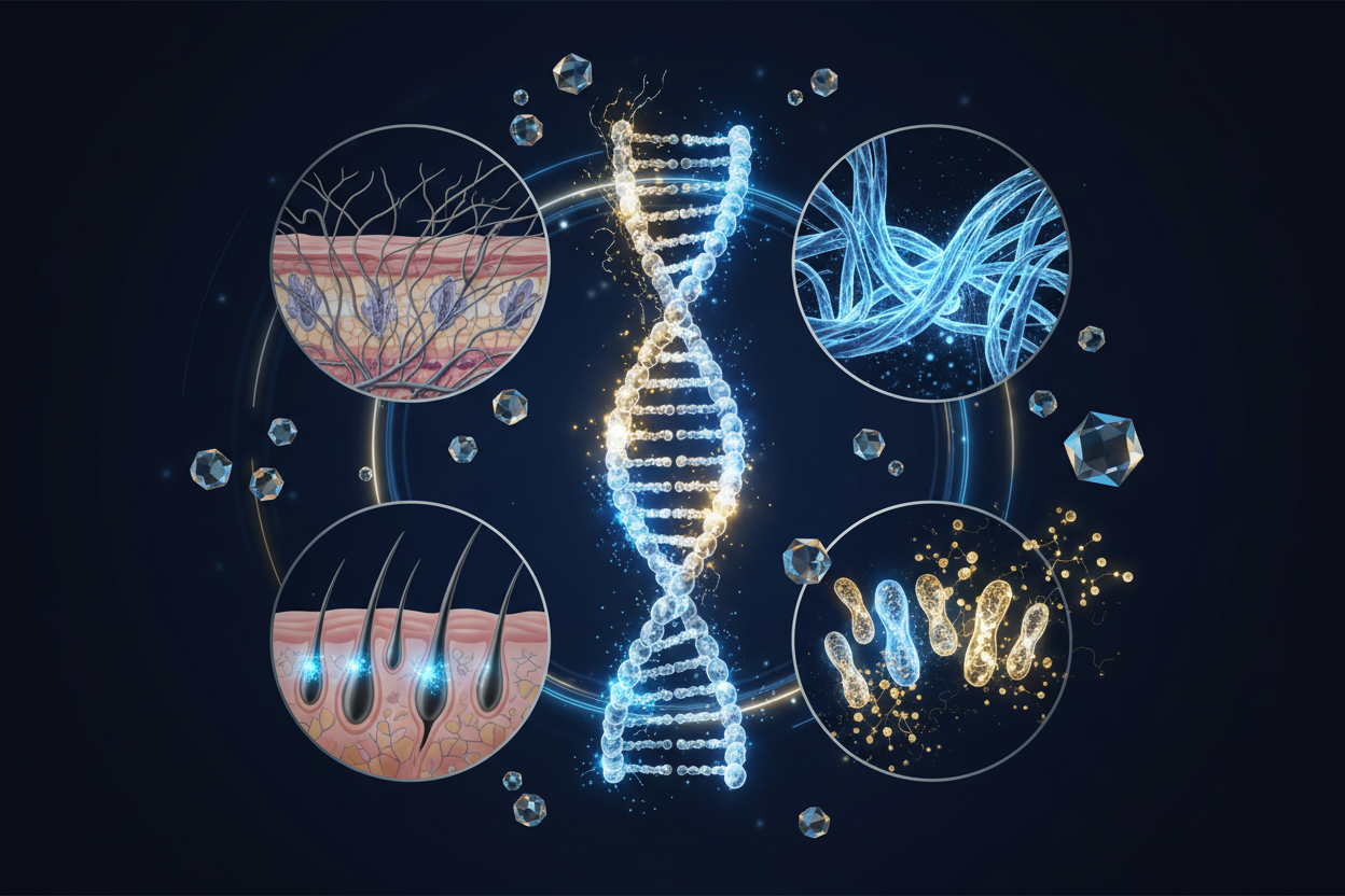 The SerumScientist Master Protocol — The Complete Science of Biological Age Reversal for Skin, Hair & Longevity