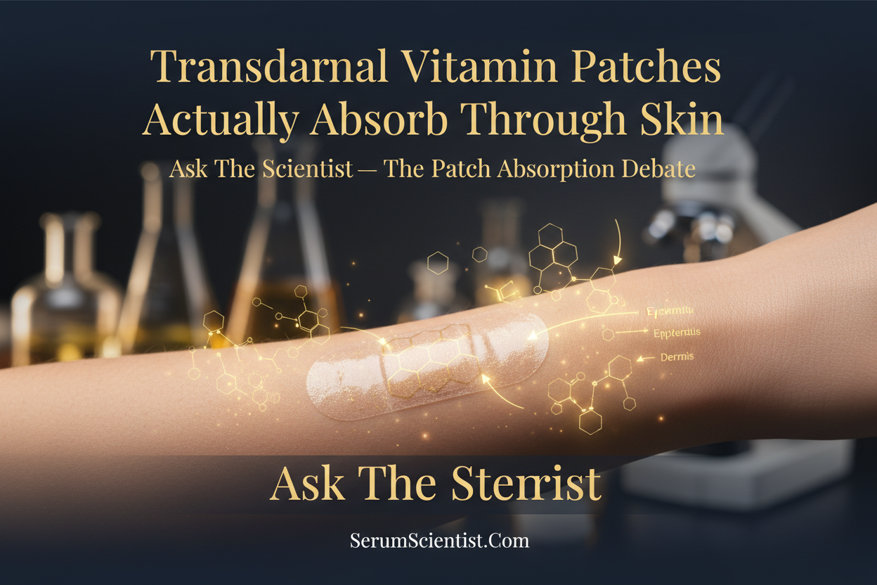 Transdermal Vitamin Patches Actually Absorb Through Skin: Ask The Scientist — The Patch Absorption Debate