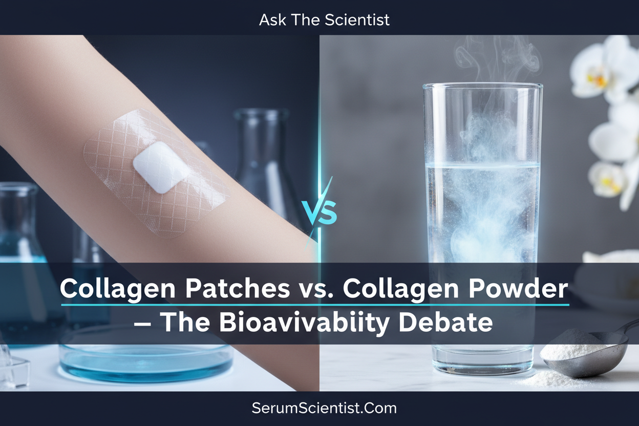 Trending Now: Collagen Patches vs. Collagen Powder — The Bioavailability Debate Taking Over Skincare Reddit