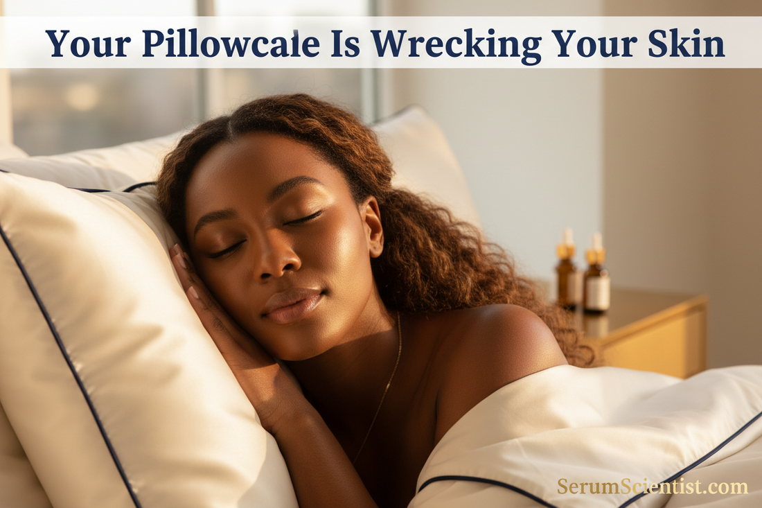 Your Pillowcase Is Destroying Your Skin Barrier: The Friction, pH & Microbiome Science