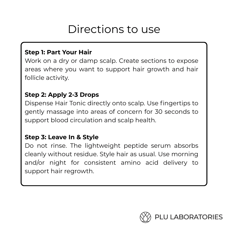 GHK-Cu Copper Peptide Hair Tonic — Fuller-Looking Hair