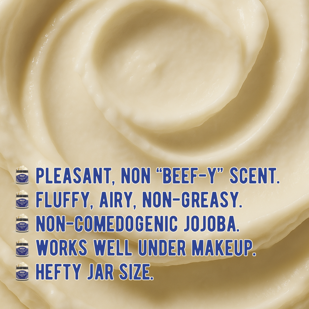 Whipped Bison Tallow & Manuka Honey Moisturizing Balm – Regenerative Skin Nourishment
