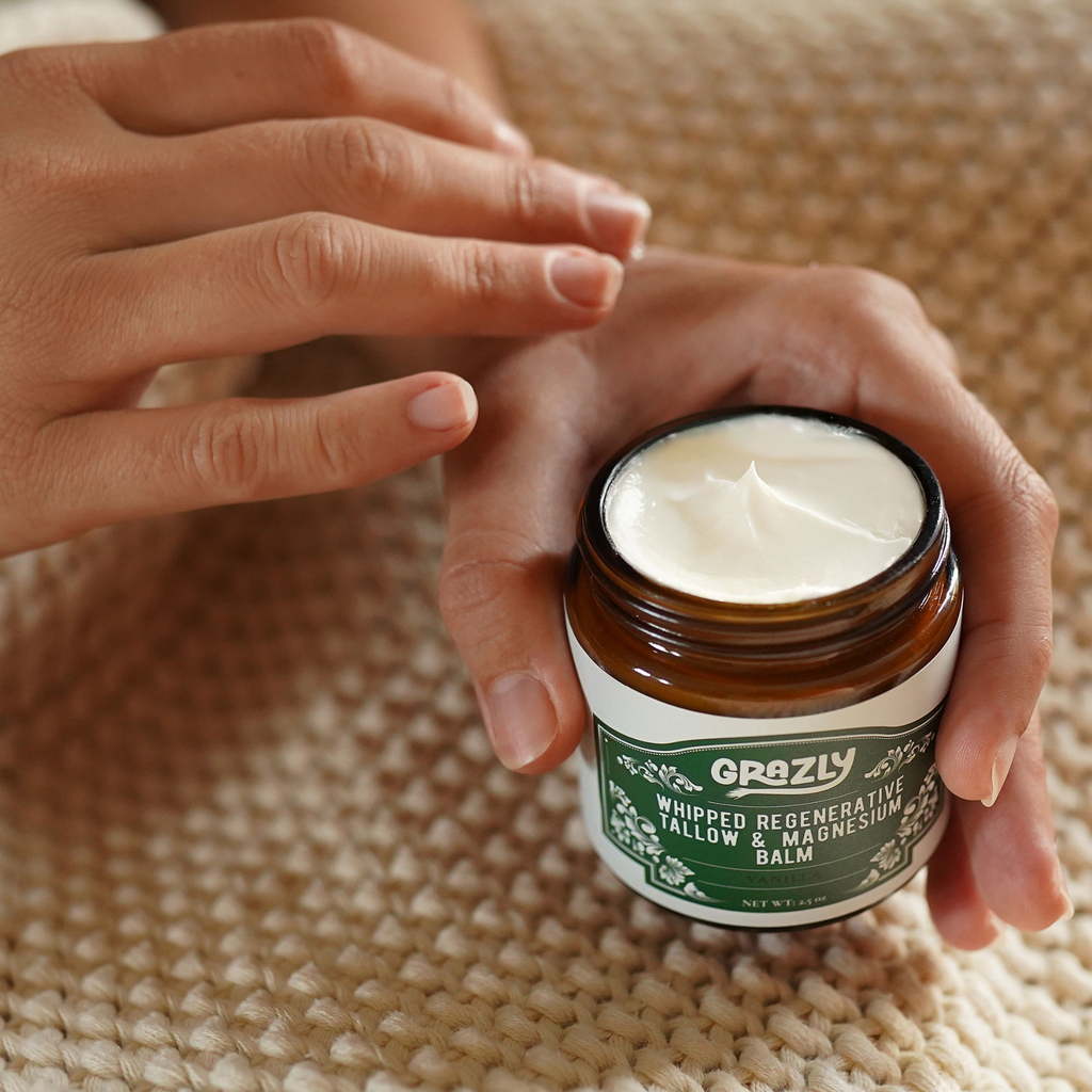 Dead Sea Magnesium & Tallow Balm – Sleep-Supporting Transdermal Minerals