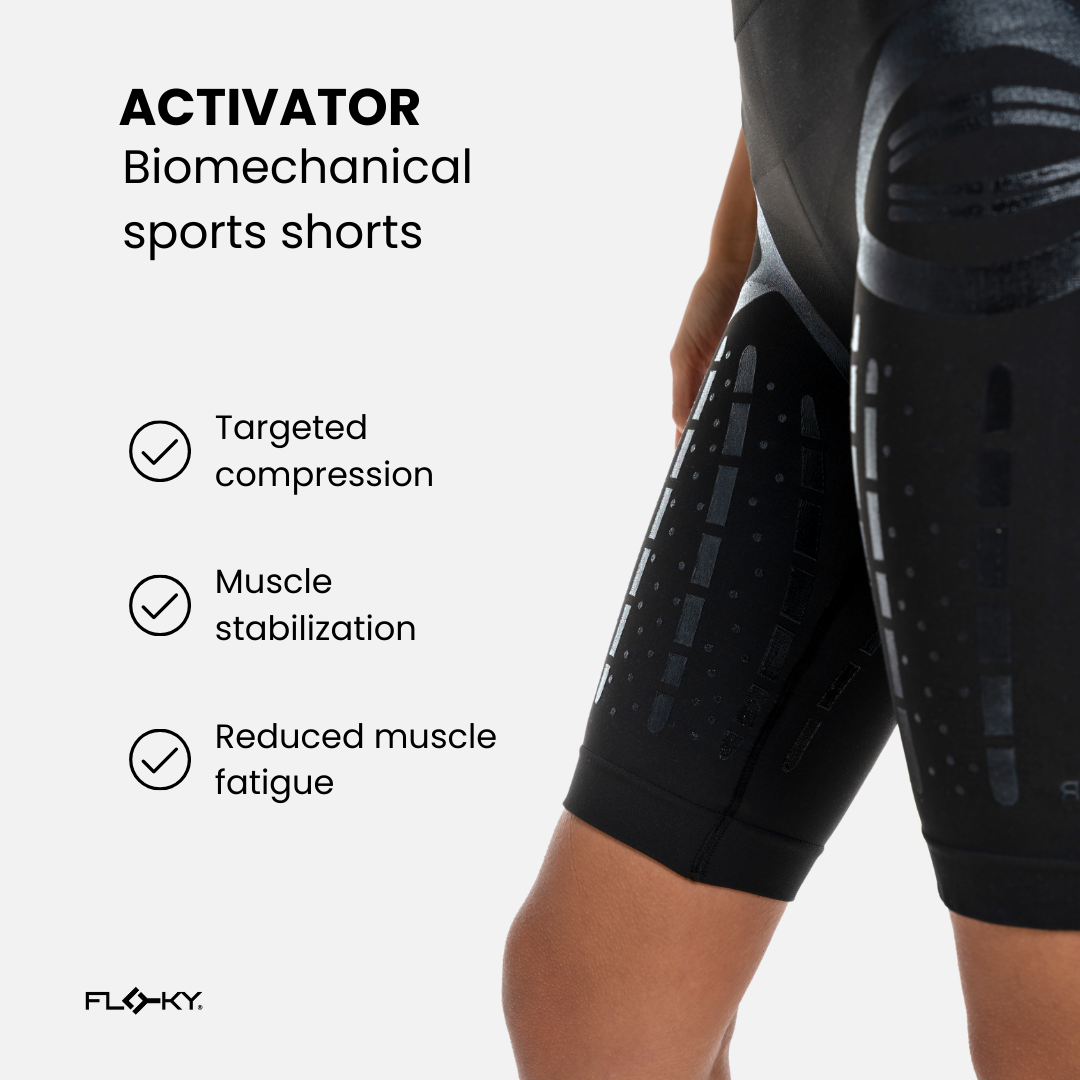 Floky ACTIVATOR Biomechanical Shorts — Muscle Stability & Vibration Reduction