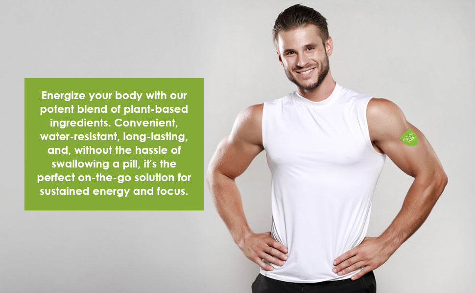 Boost Energy Patches: B12, Guarana & Yerba Mate - 8 pack