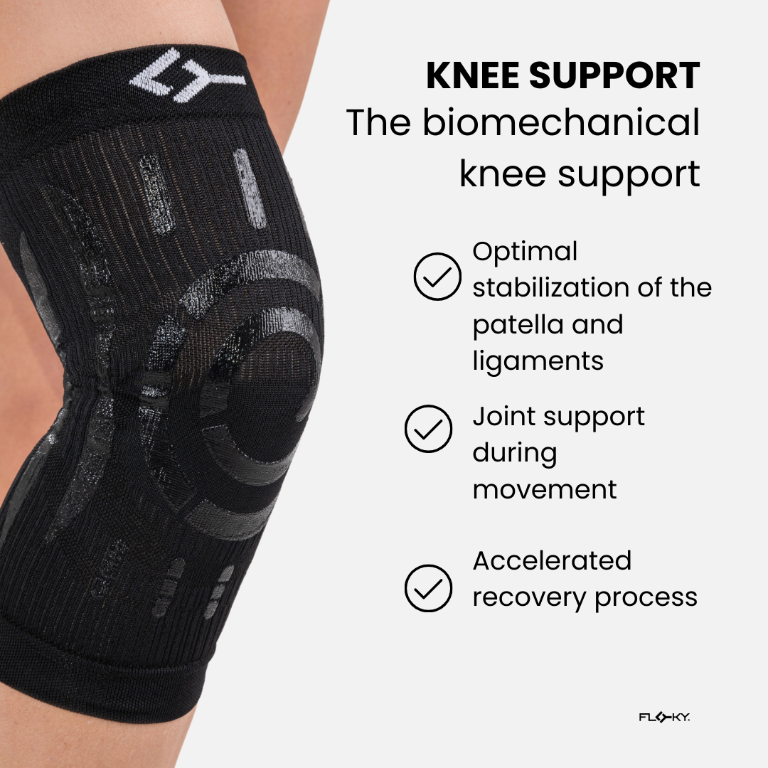 Floky KNEE Biomechanical Knee Brace — Stability, Protection & Anti-Inflammatory Support