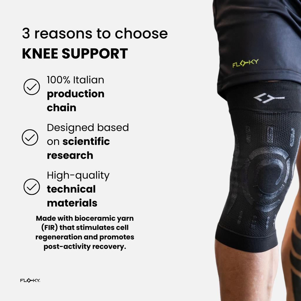 Floky KNEE Biomechanical Knee Brace — Stability, Protection & Anti-Inflammatory Support