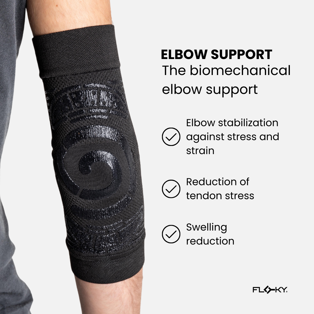 Floky ELBOW Biomechanical Elbow Brace — Epicondylitis Prevention & Post-Activity Recovery
