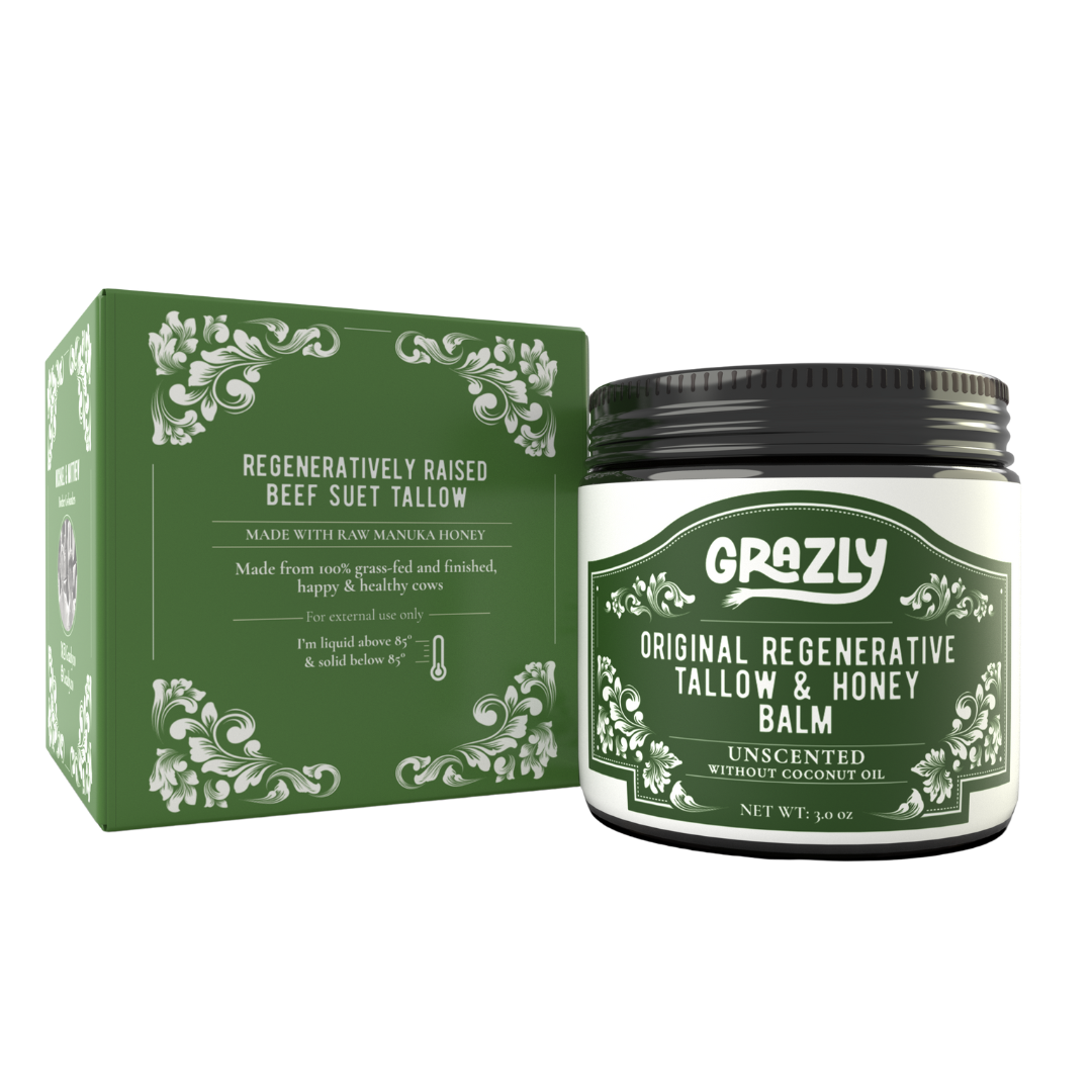 Original Tallow & Manuka Honey Balm – Heavy Repair Moisturizer for Dry Skin