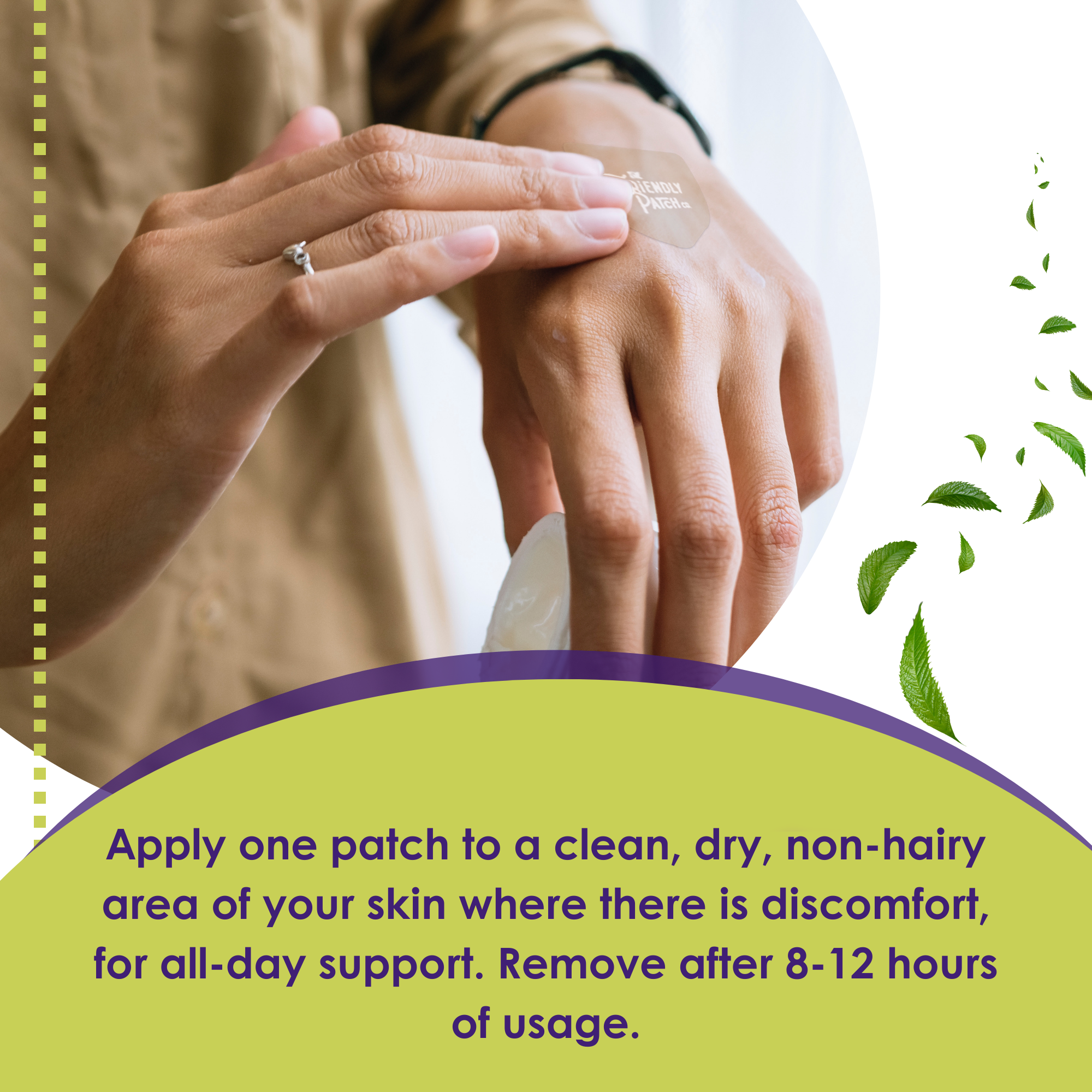 Relief Day Patches: Sustained Arnica & Willow Bark Patches - 8 pack