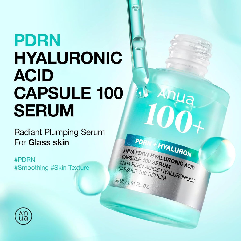 ANUA PDRN Hyaluronic Acid Capsule 100 Serum – Smart Capsule Moisture & Radiance (30ml)