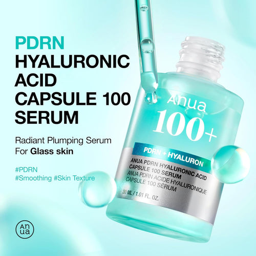 ANUA PDRN Hyaluronic Acid Capsule 100 Serum – Smart Capsule Moisture & Radiance (30ml)