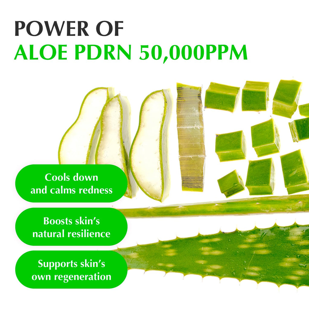 EQQUALBERRY Aloe PDRN Calming Serum – 50,000ppm Aloe PDRN for Sensitive Skin (30ml)
