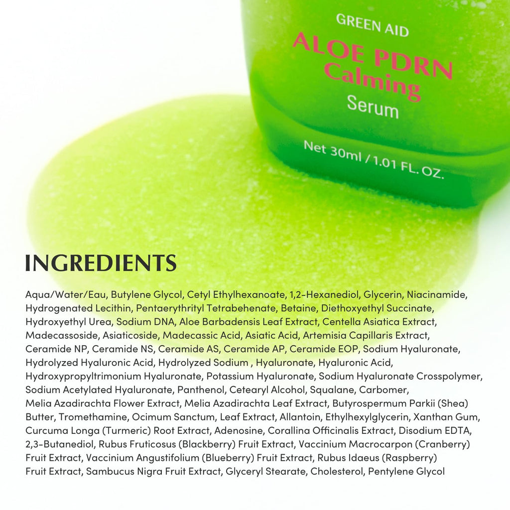 EQQUALBERRY Aloe PDRN Calming Serum – 50,000ppm Aloe PDRN for Sensitive Skin (30ml)