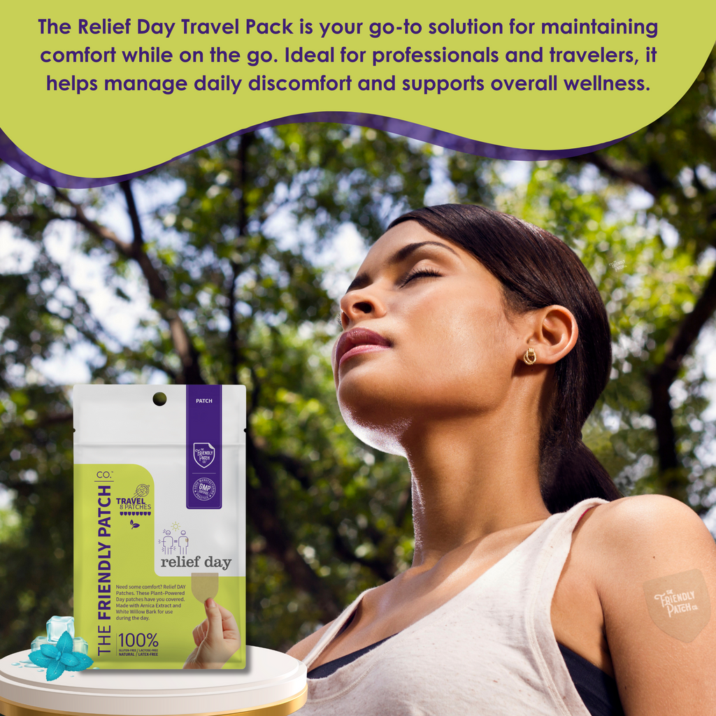 Relief Day Patches: Sustained Arnica & Willow Bark Patches - 8 pack