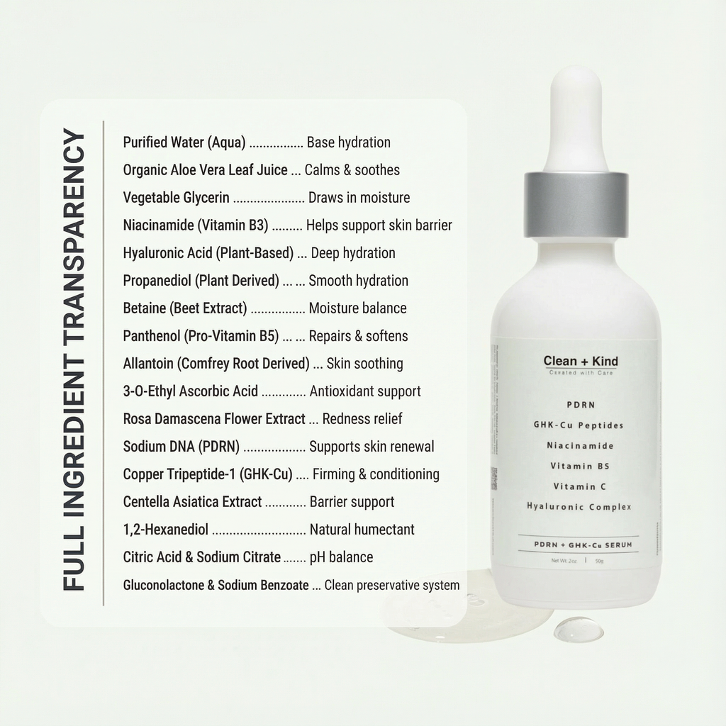 PDRN + GHK-Cu Anti-Aging Serum – Salmon DNA & Copper Peptide Complex