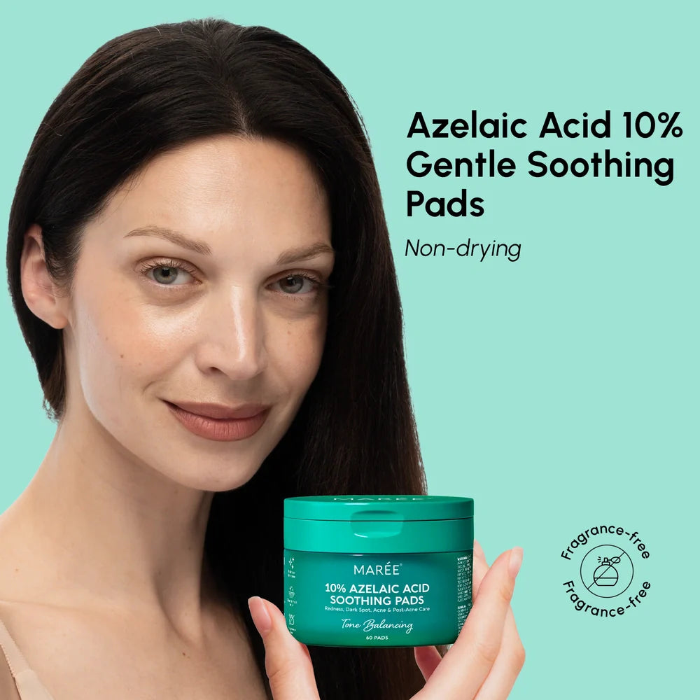 Azelaic Acid Soothing & Brightening Toner Pads