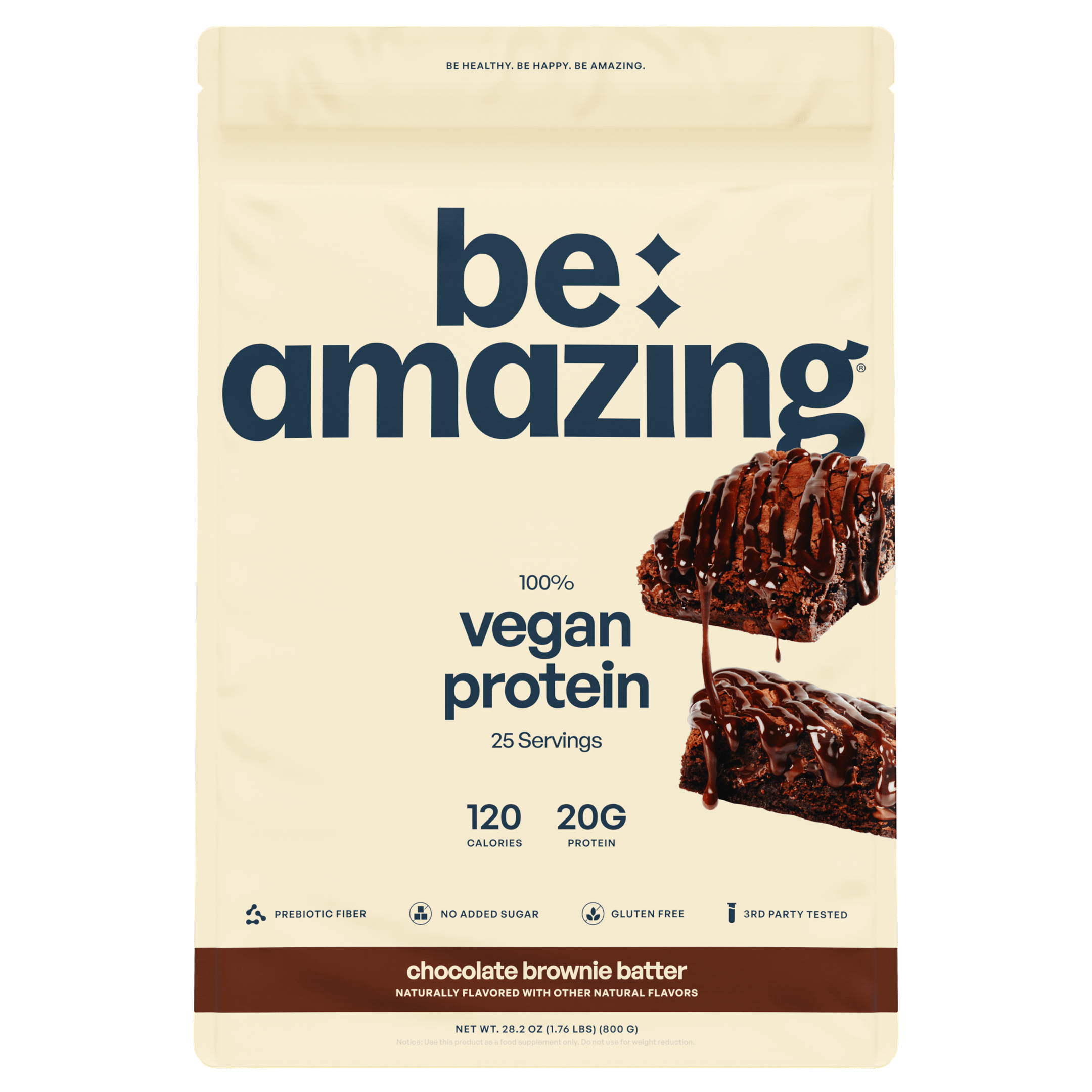 Be Amazing Vegan Protein — Micronutrient-Rich Plant Protein with Digestive Enzymes